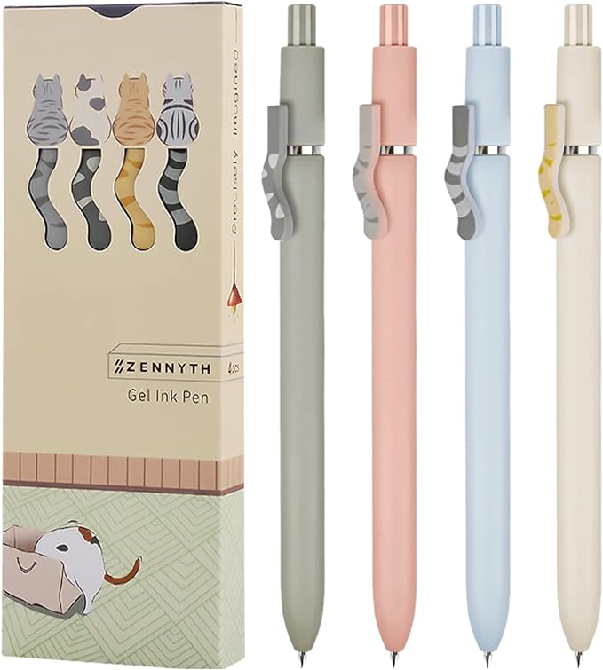 UIXJODO Cat Pens, High-End Series Cat's Tail Retractable - Image 2