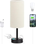Dicoool Beige Touch Lamp for Bedroom by DicooolDirect