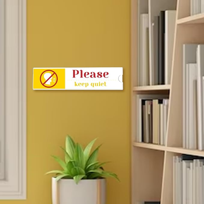 TONICE 12 Pack 2x8 Inch Clear Acrylic Name Plate - Image 5