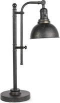VONLUCE Rustic Desk Lamp Bronze Adjustable, Industrial Style Metal Task Lamps by Vonluce