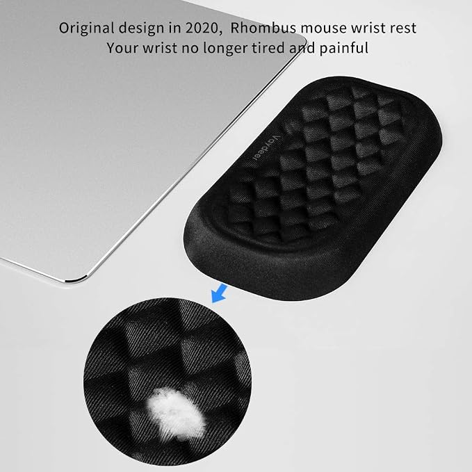 Vaydeer Mouse Wrist Rest Pad, Memory Foam Hand Rest Support Padded - Image 6