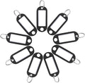 Uniclife 40 Pieces Key Tags 2 Inch Soft Plastic Key Chain Tags by UnicLife