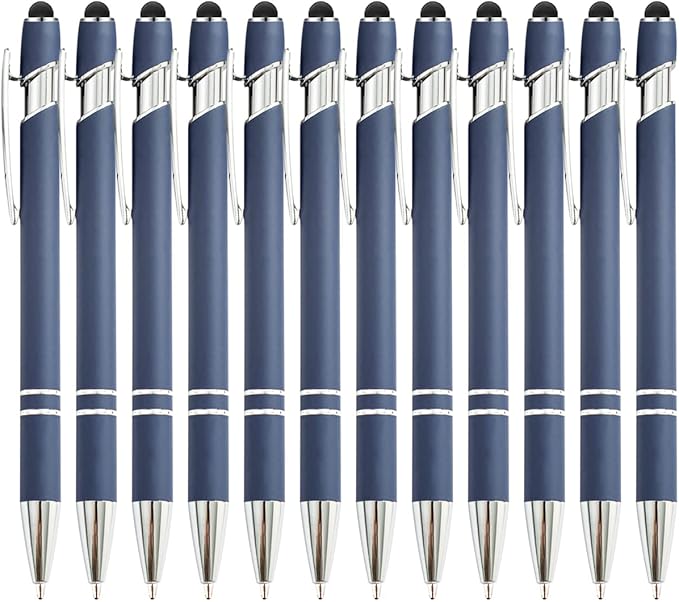 PASISIBICK 12 Pieces Blue Ballpoint Pen - Image 8