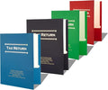 Tax Return Pocket Folders, Custom Printed Gold Foil Presentation Covers by Custom