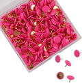 200PCS Thumb Tacks Flat Push Pins Wall Tacks Round Head Thumbtack by KAKULO