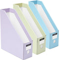 Y YOMA Cardboard File Magazine Holder, Pastel Color, 6 Pack Desktop Binder by YYOMA
