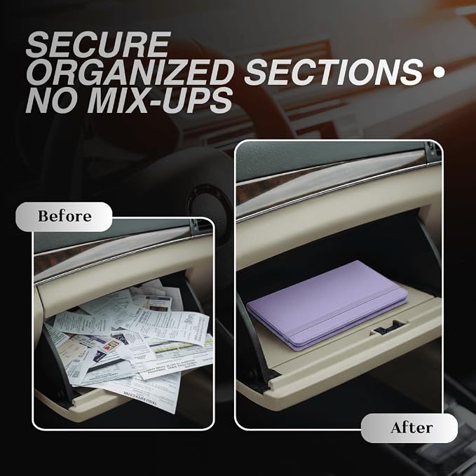 LINTRU 6-Pocket Car Registration & Insurance Card Holder - Image 5