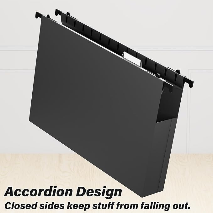 Ansook Extra Capacity Legal Size Hanging File Folders, Heavy Duty 2" Expansion - Image 4