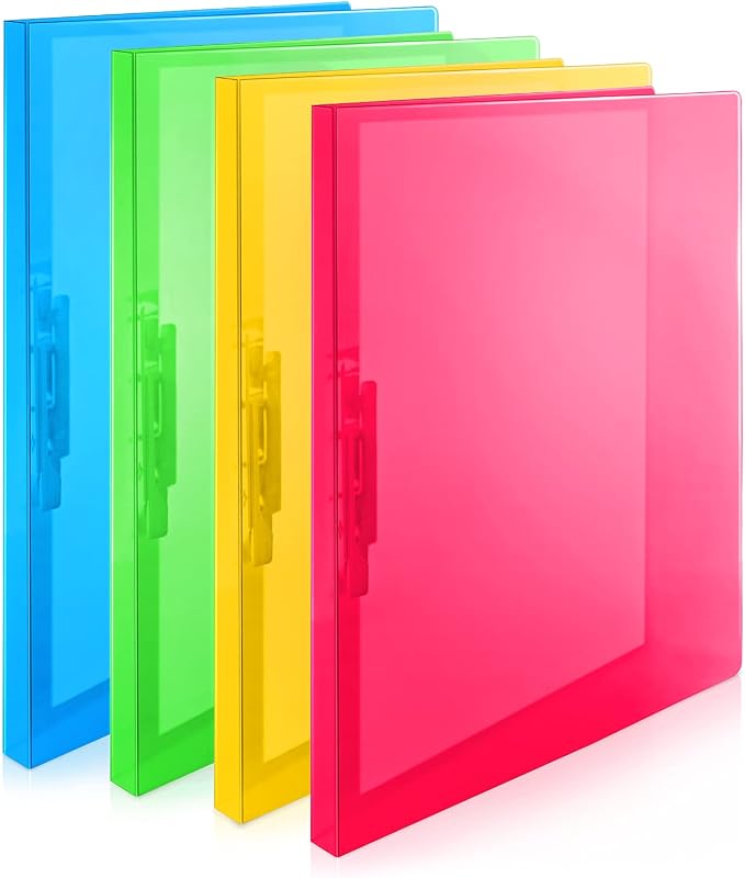 CRANBURY Punchless Clamp Binder, Ringless Binder Holds 100 Letter Size Pages by CRANBURY