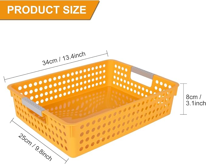 4 Pieces Turn in Trays for Classroom, Paper Organizer Baskets for Office and - Image 2