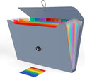 Accordion File Organizer, Expanding File Folder by Weovepaw