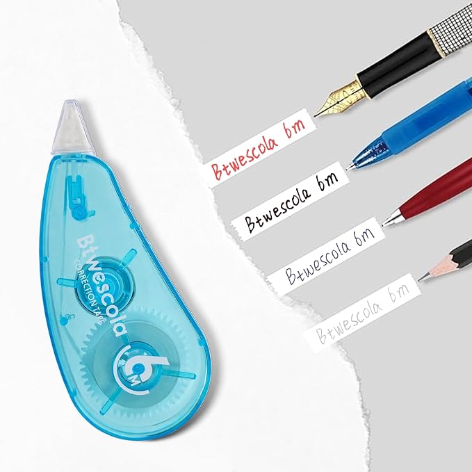 Correction Tape, 19.7 Feet 6-Count Pack Correction Tape - Image 3