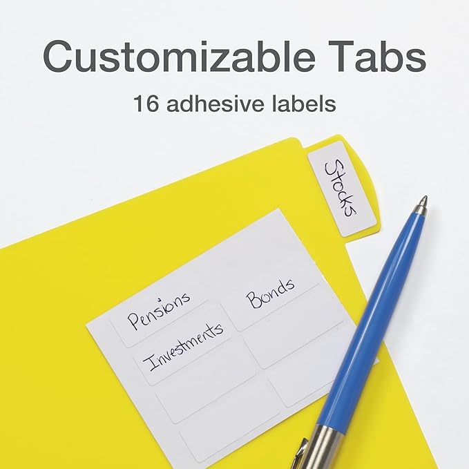 Oxford Plastic Binder Dividers for 3 Ring Binder, Durable Plastic Binder Divider - Image 4
