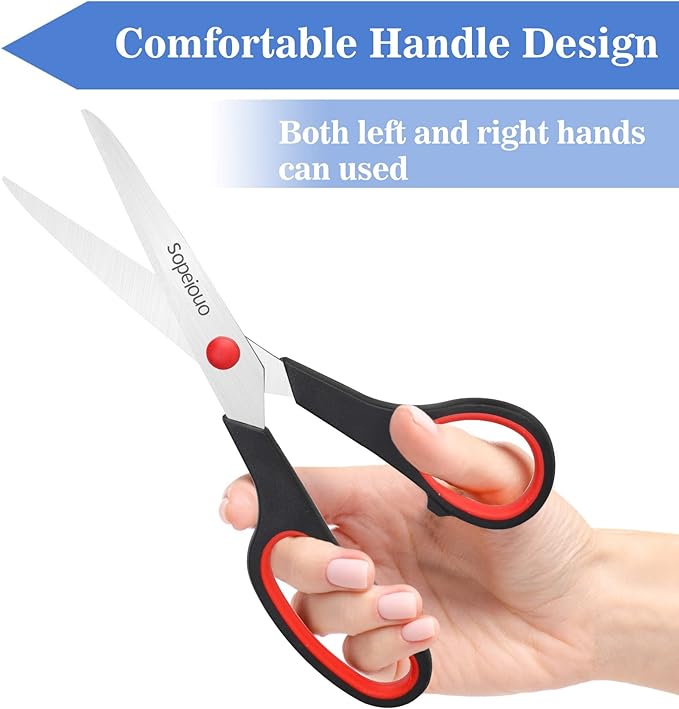 Scissors Set of 24-Pack, High/Middle School Student Teacher, Right/Left Hand - Image 2