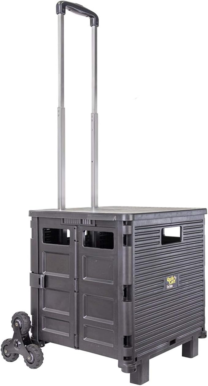dbest products Quik Cart Elite Stair Climber Wheeled Rolling Crate Teacher by dbestproductsInc