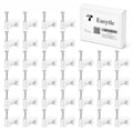 Cable Clips Nail in Cable Clips 100 Pcs 8mm Flat Ethernet Cable Wall Clips by Easytle