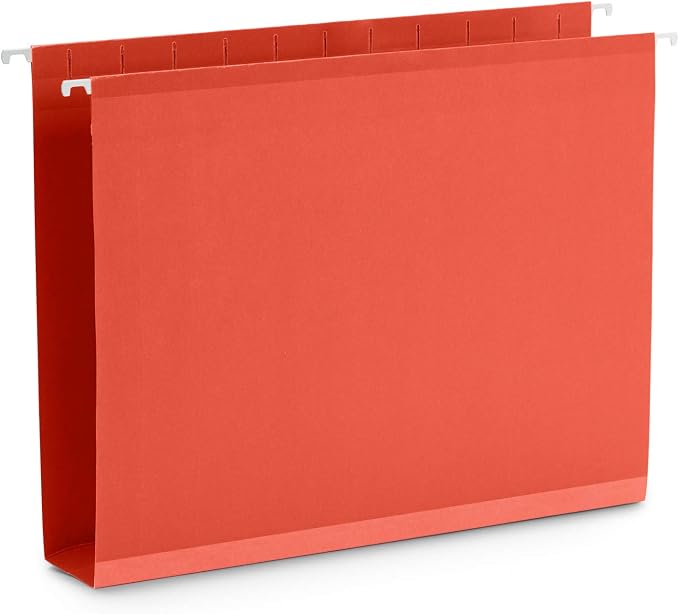 Blue Summit Supplies 25 Extra Capacity Hanging File Folders, Letter Size - Image 3