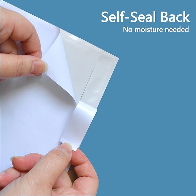1000 PCS 7"x 10" Clear Self-Adhesive Packing List Envelopes - Image 2