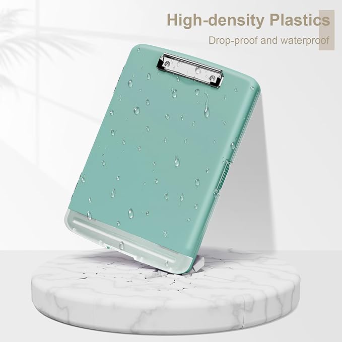 Piasoenc Clipboard with Storage, 8.5 x 11 Organization Box with Pen Holder and - Image 5