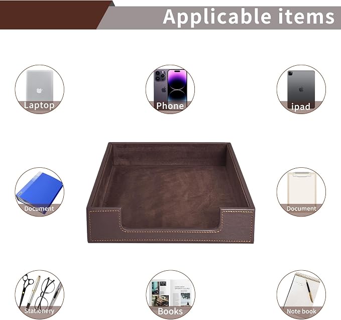 PU Leather Letter Tray - Image 4