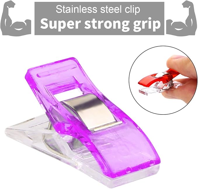 Multipurpose Sewing Clips 30 Pcs Premium Quilting Accessories - Image 3