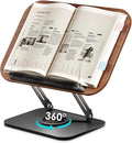 Viozon Book Stand for Reading, Book Holder, Height&Angle Adjustable, 360° by viozon