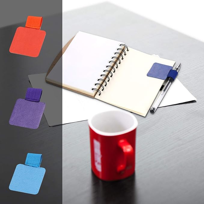 Pen Loop Holder Set, 12 Pack Self-Adhesive Pencil Holder Elastic Design - Image 5
