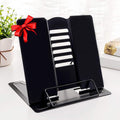 MSDADA 1PC Desk Book Stand Metal Reading Rest Book Holder Adjustable Cookbook by ColoryourlifewithMSDADA