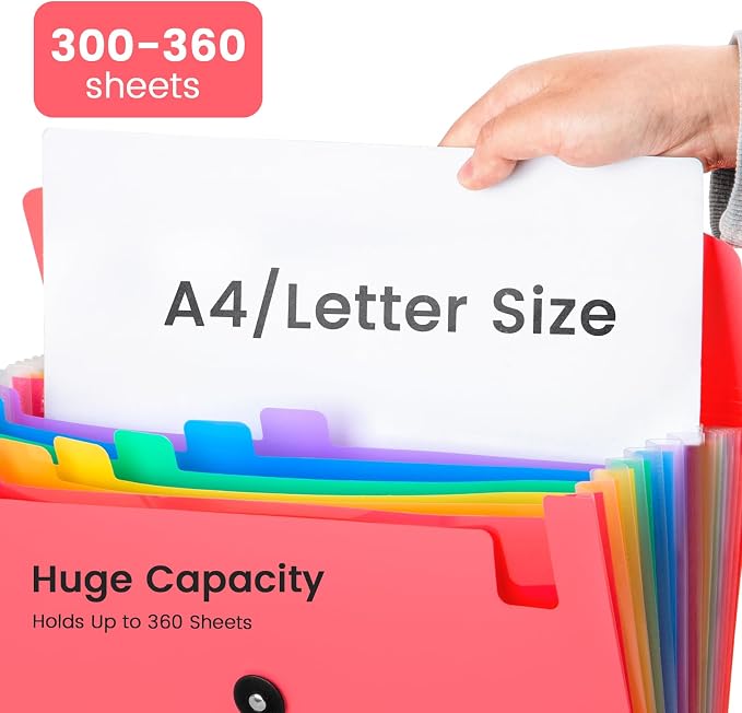 13 Pocket Accordion File Organizer - Image 5