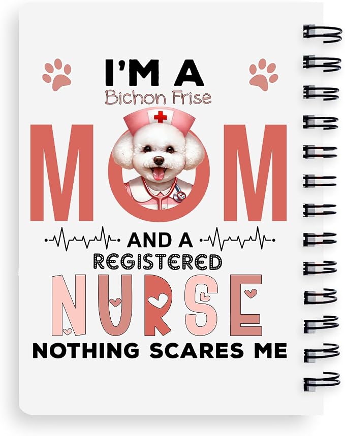Ninety3POD I'm a Bichon Frise Mom and a Registered Nurse Nothing Scares Me - Image 2