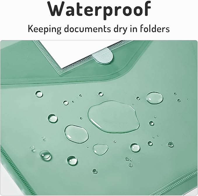 Forvencer Binder Pocket, 24 Pack Super Heavyweight Plastic Folders - Image 7