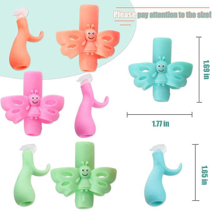 JuneLsy Pencil Grips for Kids Handwriting gripper Pencil Holder Posture - Image 2