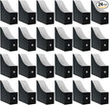 Limitliho 24 Pack Black Cardboard Magazine Holder, Sturdy Book Bins by Limitliho
