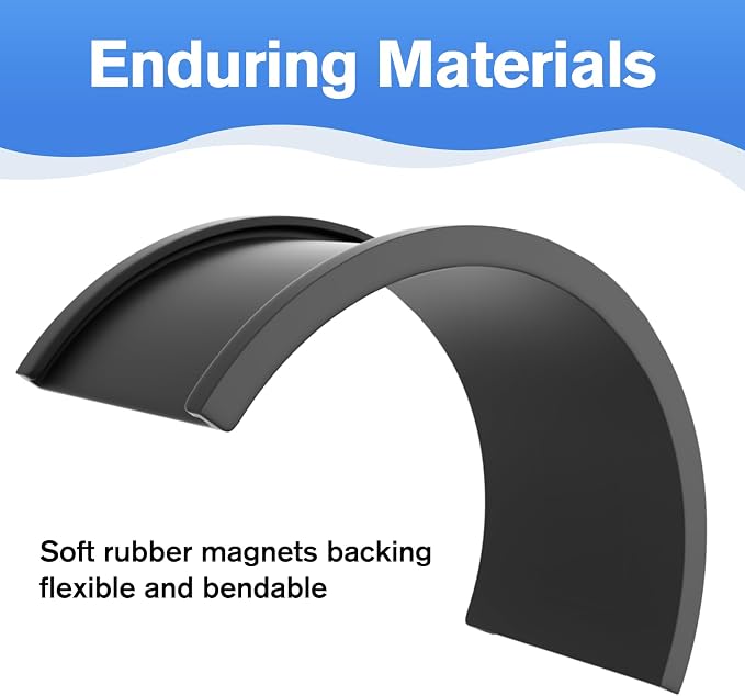MaxGear 100 Pack C Channel Magnetic Label Holders, 0.5 x 2 | Magnetic Labels - Image 5