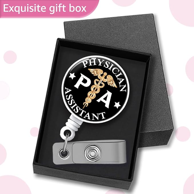 PA Physician Assistant Badge Reel Retractable - Image 4