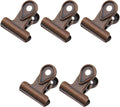 Xiaoyztan Mini Clips, 20mm Wide Red Bronze Bulldog Clips Paper Clip Binder Bull by Welcometoxiaoyztan