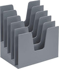 Acrimet 5 Section Incline File Sorter Organizer, Desktop Mail Holder Silver | by Organizingyourlife