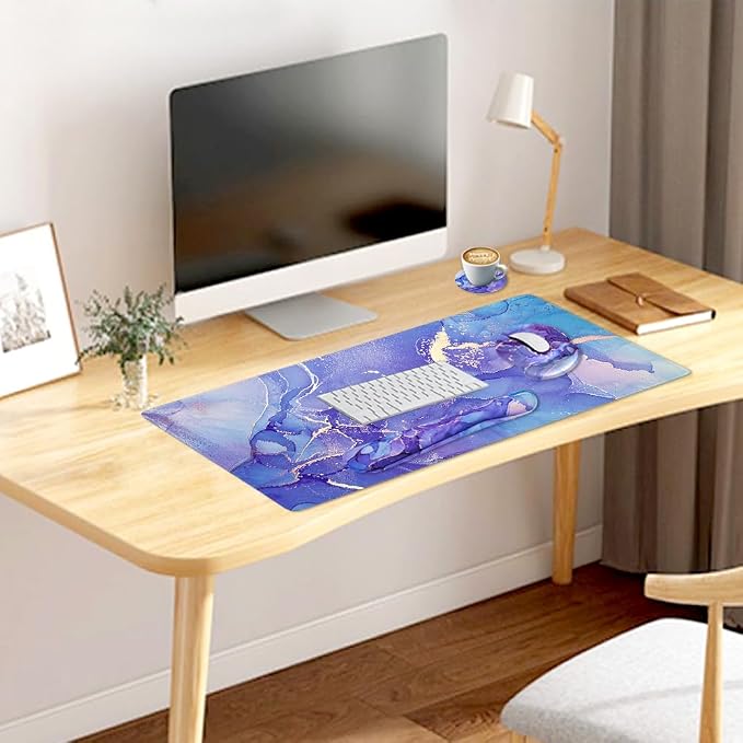 4-in-1 Gaming Mouse Pad Wrist Support Set，Desk Pad + Mouse Pad - Image 7