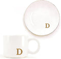 RainVibe Elegant Gift Set for Women – Personalized Monogram Ceramic Mug & by Unknown