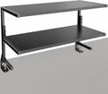VIVO Black Clamp-on 30 inch 2-Tier Desk Shelf, STAND-SHELF30C | Above or Below by Unknown
