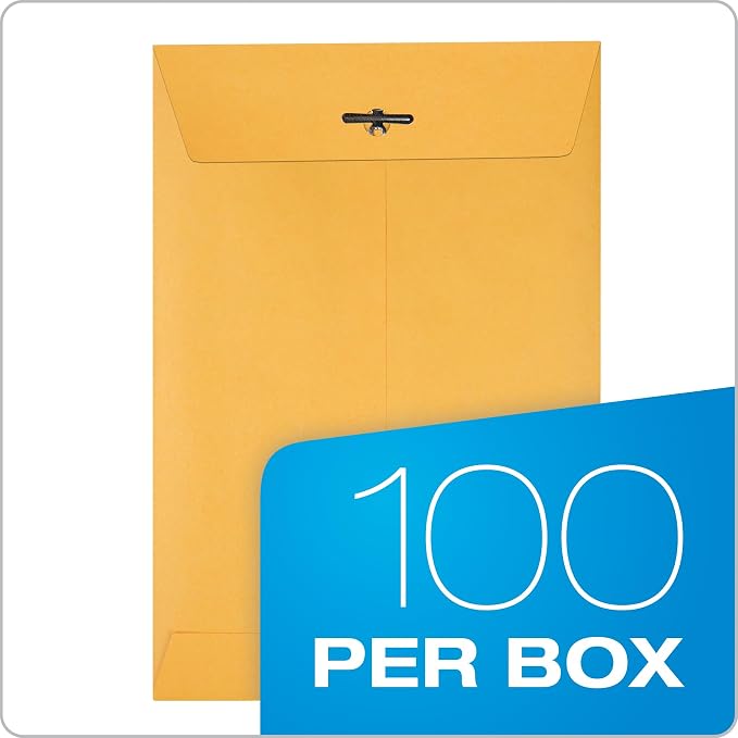 Quality Park 6 x 9 Clasp Envelopes, Clasp and Gummed Closures - Image 4