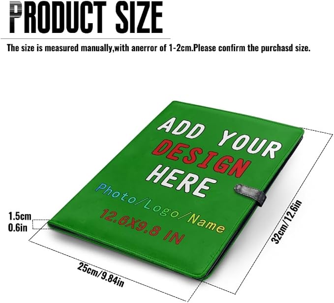 Personalized Padfolio with Logo, Custom Business Portfolio with A4/US Letter - Image 4