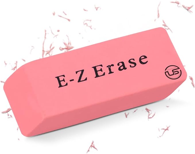 Pink Erasers, Latex Free Pink Pearl Erasers - Image 7