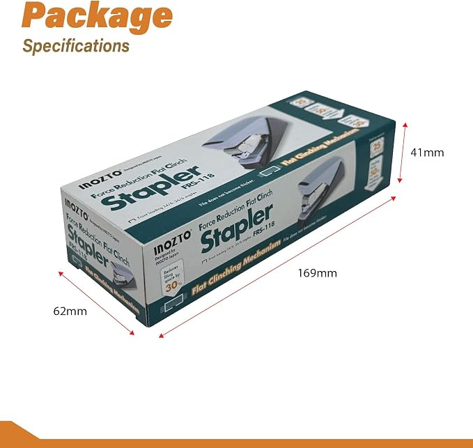 Easy-Flat Stapler: Effortlessly Staple 20-25 Sheets - Image 8