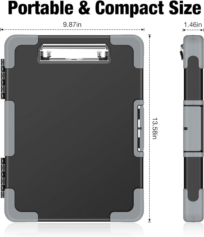 Sooez Toughest Clipboard with Storage, Internal Pen Pouch Included, Letter/ A4 - Image 6