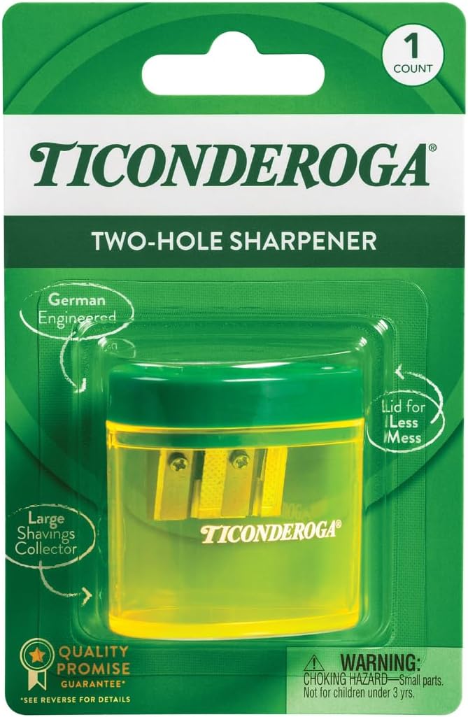 Ticonderoga Two-Hole Manual Pencil Sharpener - Image 2