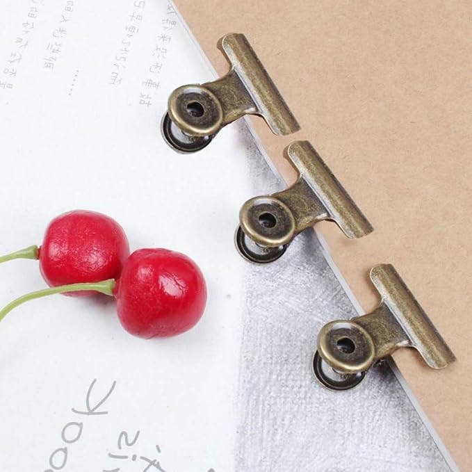 100 Pack Metal Hinge Clips, Small Metal Clip Money Binder Paper Clips - Image 7