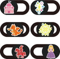 6Pcs 6 Styles Camera Cover Slide Cute 0.04 Inch Privacy Guard Accessories by PRESSINART