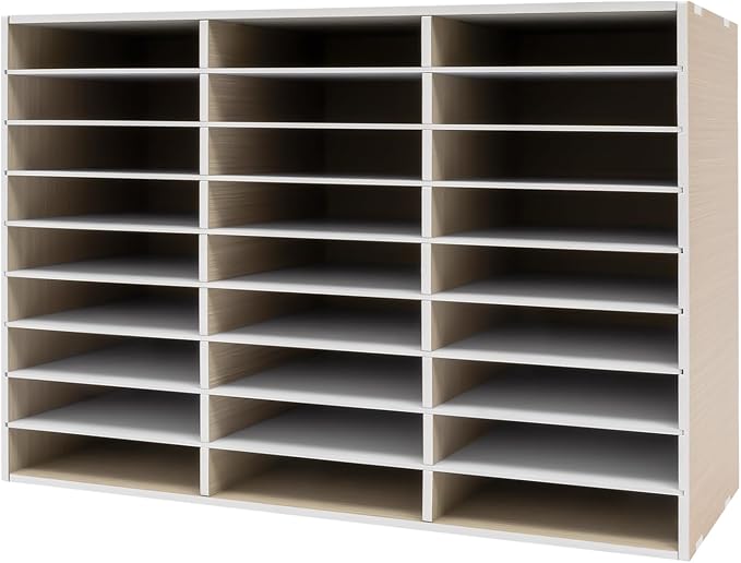 Mailbox for Classroom, 27 Compartments Paper Organizer Storage, 9 Layer Mail by MhdunueSK