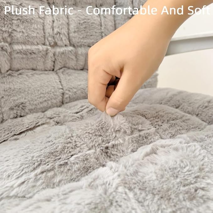 Office Seat Cushion with Back Support Plush Chair Pad - Image 3